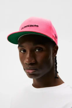 Caps<J.Lindeberg 950 JL SCRIPT PINK GREEN UV HotPink