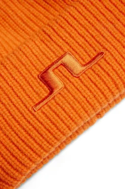 Accessories|Ski<J.Lindeberg Abby Beanie PersimmonOrange