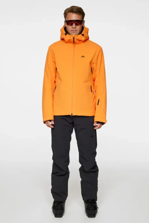Ski|Outerwear<J.Lindeberg Ace Jacket PersimmonOrange