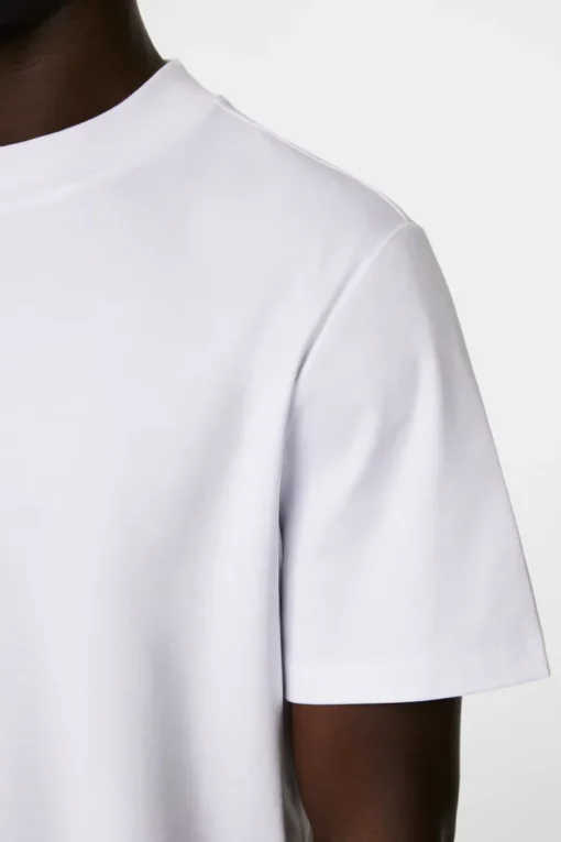 T-shirts|Tops<J.Lindeberg Ace Mock Neck T-Shirt White