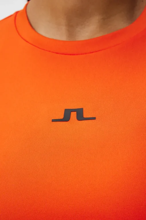 Base & Mid Layers|Outdoor<J.Lindeberg Ada LS T-shirt TangerineTango