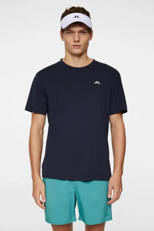 Tennis|T-shirts<J.Lindeberg Ade T-shirt JLNavy