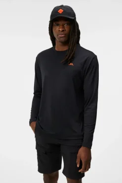 Base & Mid Layers|Outdoor<J.Lindeberg Ade T-shirt LS Black
