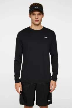 T-shirts|Tennis<J.Lindeberg Ade T-shirt LS Black