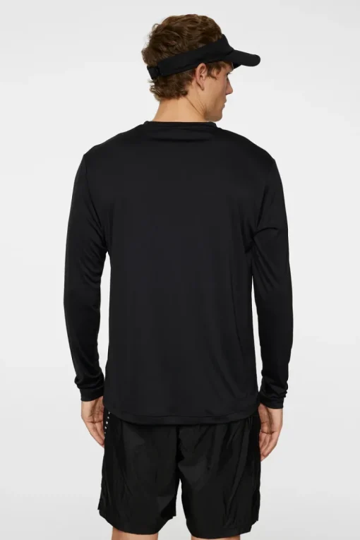 T-shirts|Tennis<J.Lindeberg Ade T-shirt LS Black