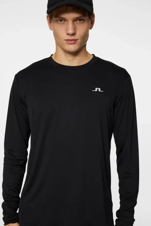 T-shirts|Tennis<J.Lindeberg Ade T-shirt LS Black