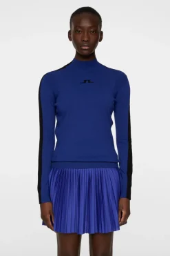 Golf|Knitwear<J.Lindeberg Adia Knitted Sweater ClematisBlue