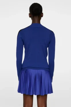 Golf|Knitwear<J.Lindeberg Adia Knitted Sweater ClematisBlue