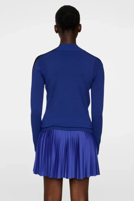 Golf|Knitwear<J.Lindeberg Adia Knitted Sweater ClematisBlue