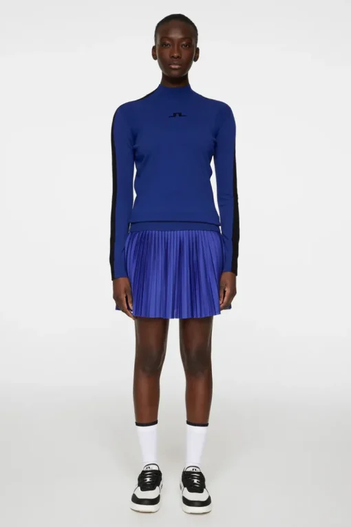 Golf|Knitwear<J.Lindeberg Adia Knitted Sweater ClematisBlue