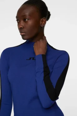 Golf|Knitwear<J.Lindeberg Adia Knitted Sweater ClematisBlue
