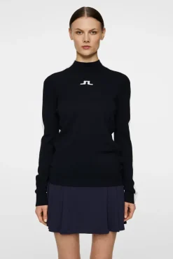 Golf|Knitwear<J.Lindeberg Adia Knitted Sweater JLNavy