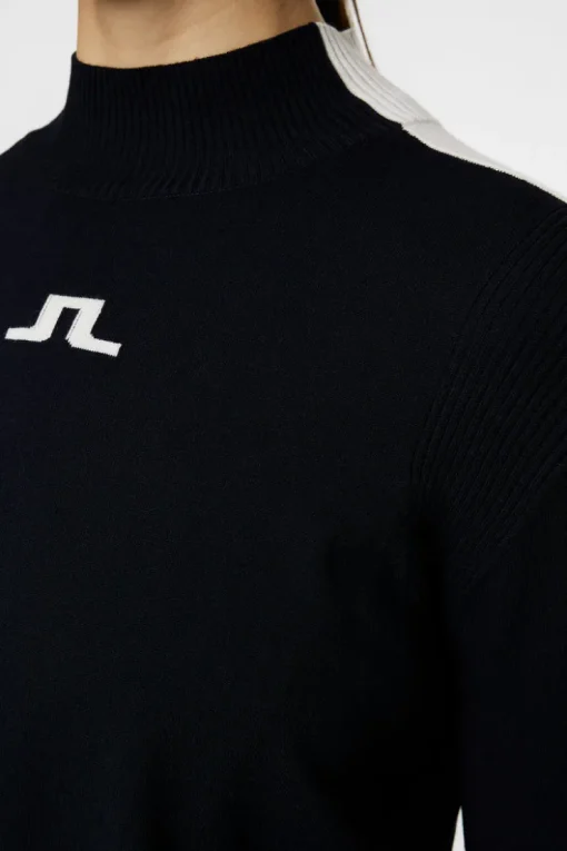 Golf|Knitwear<J.Lindeberg Adia Knitted Sweater JLNavy