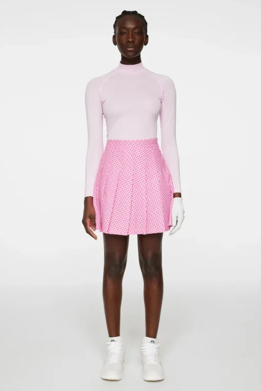 Golf|Skirts<J.Lindeberg Adina Print Skirt TourGeoPinkS
