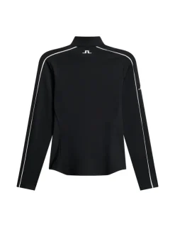 Golf|Base & Mid Layers<J.Lindeberg Adiola Quarter Zip Mid Layer Black