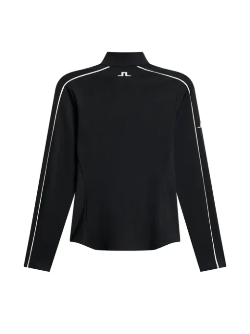 Golf|Base & Mid Layers<J.Lindeberg Adiola Quarter Zip Mid Layer Black