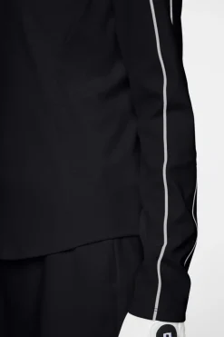 Golf|Base & Mid Layers<J.Lindeberg Adiola Quarter Zip Mid Layer Black