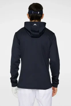 Golf|Base & Mid Layers<J.Lindeberg Aerial Full Zip Hood JLNavy