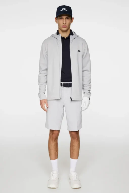 Golf|Base & Mid Layers<J.Lindeberg Aerial Full Zip Hood HighRise