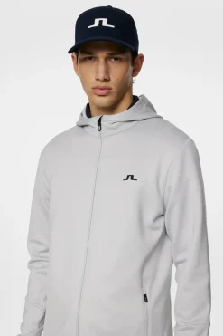 Golf|Base & Mid Layers<J.Lindeberg Aerial Full Zip Hood HighRise