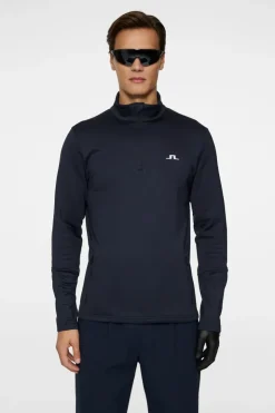 Golf|Base & Mid Layers<J.Lindeberg Aerial Quarter Zip Mid Layer JLNavy
