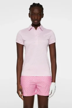 Golf|Tops<J.Lindeberg Alaya Jacquard Polo Nosegay