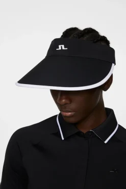 Golf|Golf Caps<J.Lindeberg Alba Big Visor Black