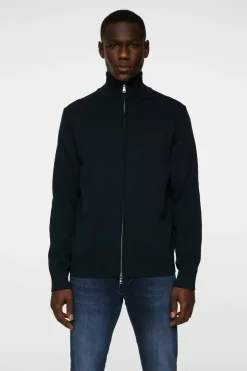 Knitwear|Tops<J.Lindeberg Alexis Full Zip Cardigan JLNavy