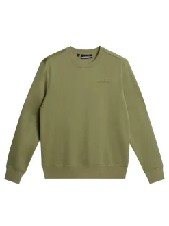 Sweaters|Active<J.Lindeberg Alpha Crew Neck OilGreen