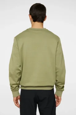 Sweaters|Active<J.Lindeberg Alpha Crew Neck OilGreen