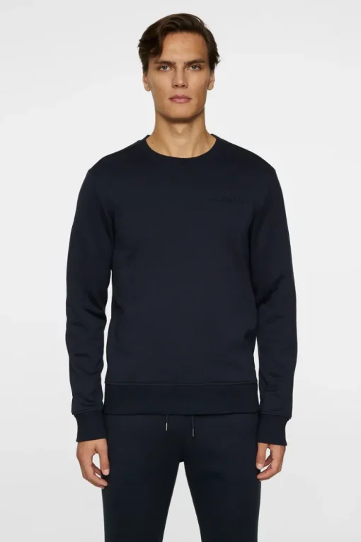 Sweaters|Active<J.Lindeberg Alpha Crew Neck JLNavy