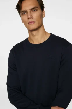 Sweaters|Active<J.Lindeberg Alpha Crew Neck JLNavy