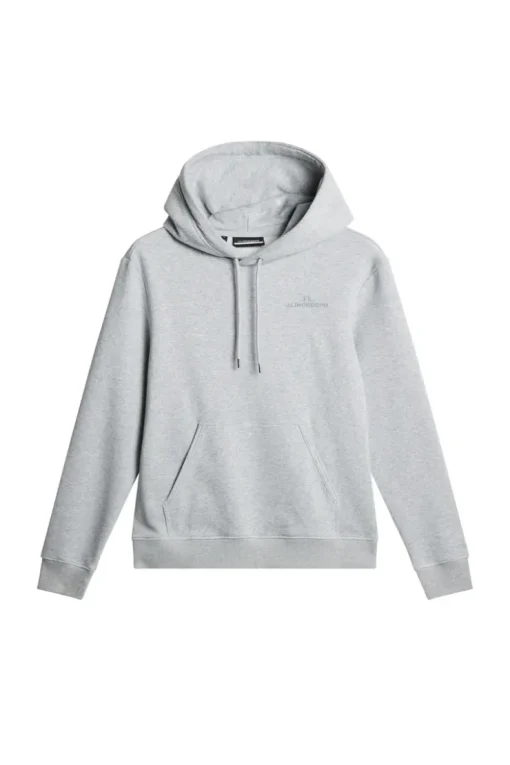 Active|Hoodies<J.Lindeberg Alpha Hood LightGreyMelange
