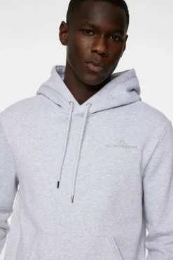 Active|Hoodies<J.Lindeberg Alpha Hood LightGreyMelange