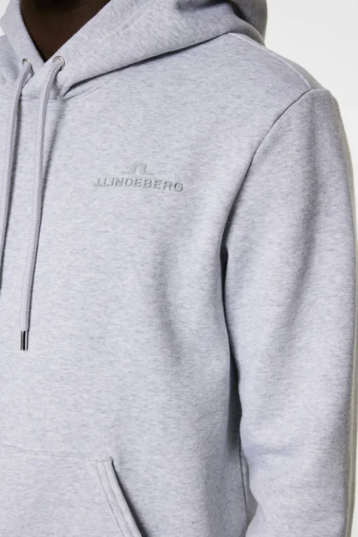 Active|Hoodies<J.Lindeberg Alpha Hood LightGreyMelange