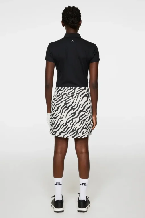Golf|Skirts<J.Lindeberg Amelie Mid Print Skirt TourTigerMoonbeamM