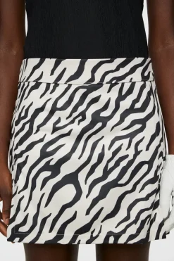Golf|Skirts<J.Lindeberg Amelie Mid Print Skirt TourTigerMoonbeamM