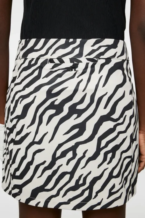 Golf|Skirts<J.Lindeberg Amelie Mid Print Skirt TourTigerMoonbeamM