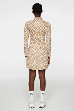 Golf|Skirts<J.Lindeberg Amelie Mid Print Skirt TourTigerTigersEyeM