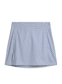 Golf|Skirts<J.Lindeberg Amelie Mid Print Skirt TourGeoMoonbeamS