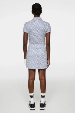 Golf|Skirts<J.Lindeberg Amelie Mid Print Skirt TourGeoMoonbeamS