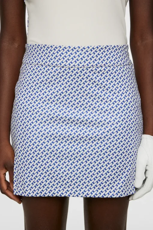 Golf|Skirts<J.Lindeberg Amelie Mid Print Skirt TourGeoMoonbeamS