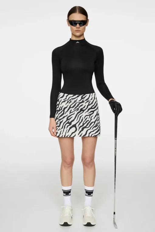 Golf|Skirts<J.Lindeberg Amelie Print Skirt TourTigerMoonbeamM