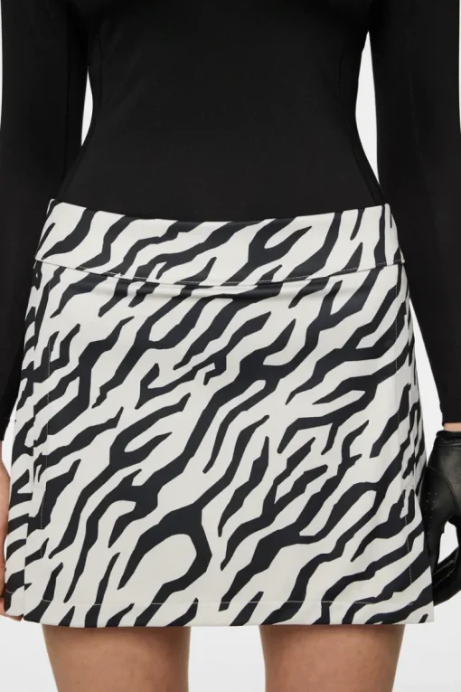 Golf|Skirts<J.Lindeberg Amelie Print Skirt TourTigerMoonbeamM