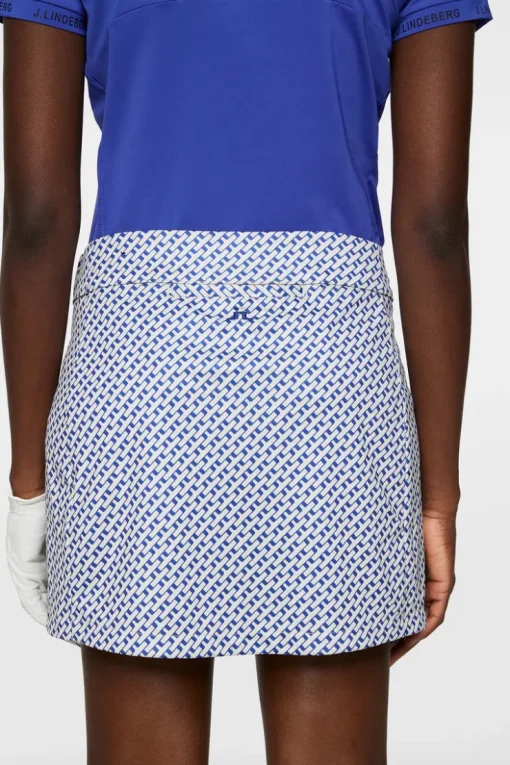 Golf|Skirts<J.Lindeberg Amelie Print Skirt TourGeoMoonbeamS