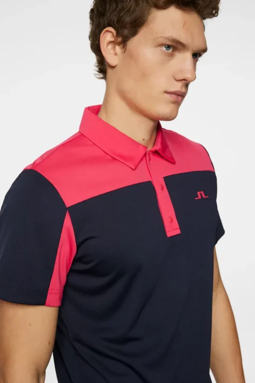 Golf|Polo Shirts<J.Lindeberg Anders Slim Fit Polo Azalea