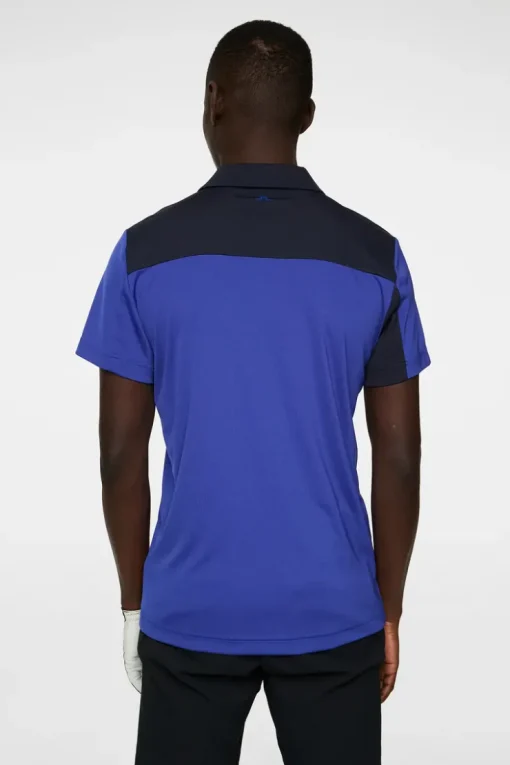 Golf|Polo Shirts<J.Lindeberg Anders Slim Fit Polo ClematisBlue