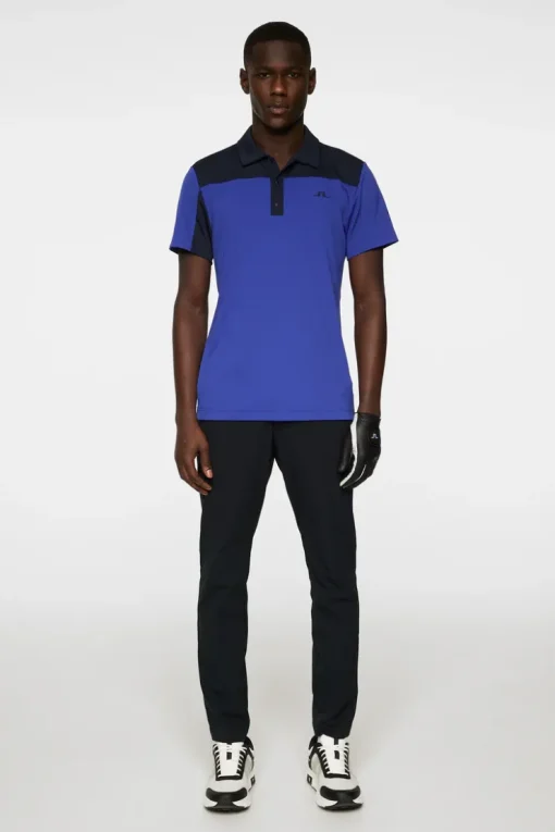 Golf|Polo Shirts<J.Lindeberg Anders Slim Fit Polo ClematisBlue