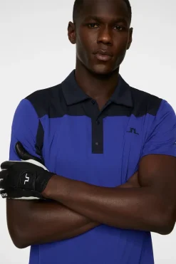 Golf|Polo Shirts<J.Lindeberg Anders Slim Fit Polo ClematisBlue