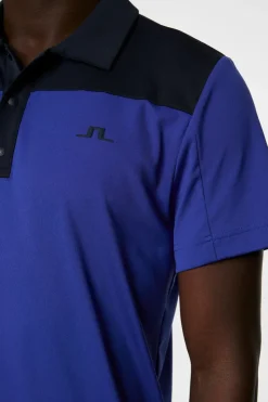 Golf|Polo Shirts<J.Lindeberg Anders Slim Fit Polo ClematisBlue